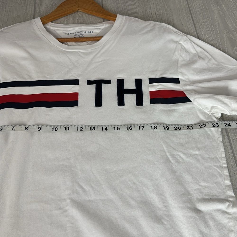 Men’s XL Tommy Hilfiger T-shirt, White logo - Picture 5 of 7